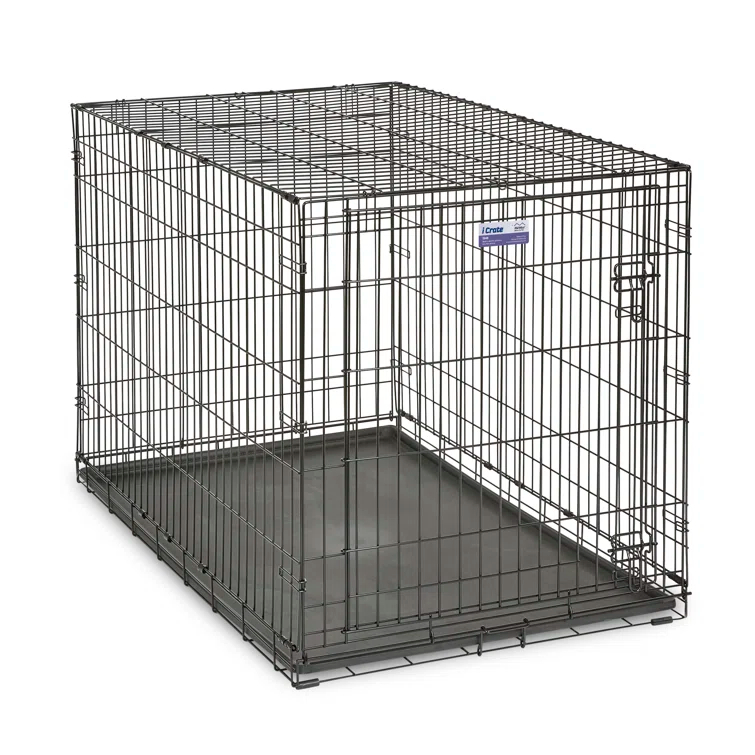 Midwest Homes For Pets MidWest Homes for Pets Newly Enhanced Single Door iCrate Dog Crate Includes Divider Panel