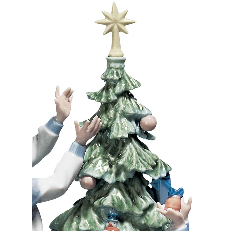 Lladro Trimming the Tree Figurine