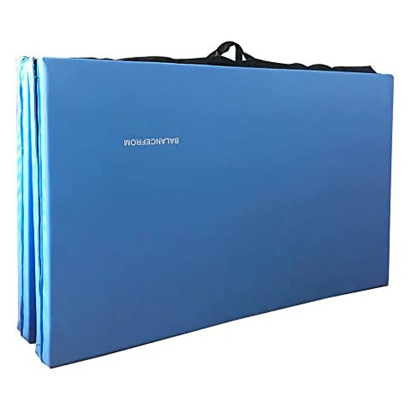 BalanceFrom Fitness BalanceFrom Fitness All Purpose Folding Gymnastics Gym Exercise Mat for Yoga, Aerobics, Pilates, and Martial Arts