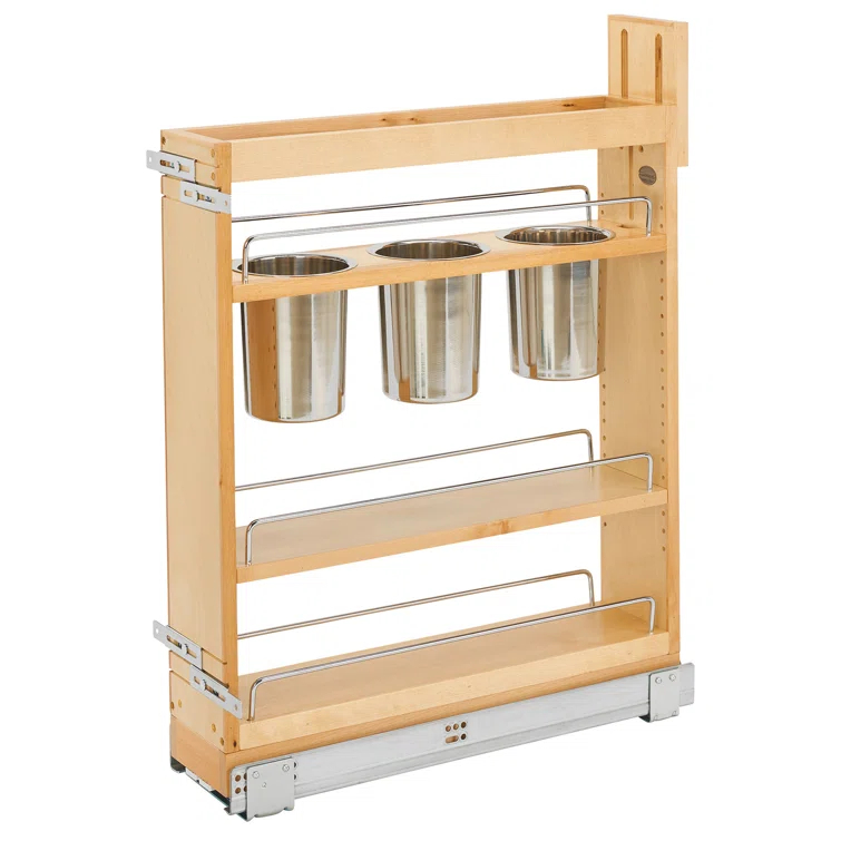 Rev-A-Shelf Rev-A-Shelf Pull Out Kitchen Cabinet Organizer w/ Soft-Close