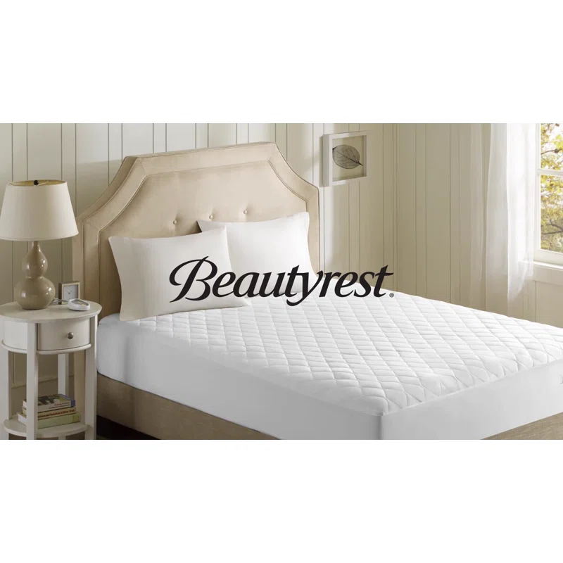 Beautyrest Beautyrest Heated Microfiber Mattress Pad with 3M Scotchgard