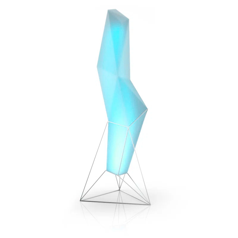 Vondom Faz Matte Ice White Plug-In LED Outdoor Floor Lamp