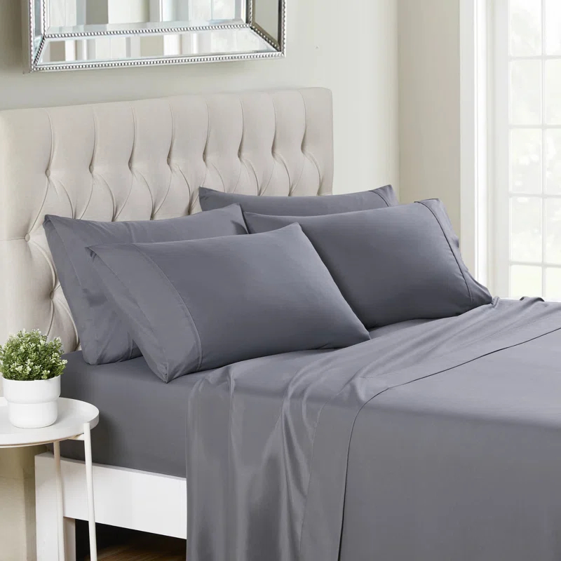 Sweet Home Collection Luxurious Soft Microfiber Sheet Set with Bonus Pillowcases