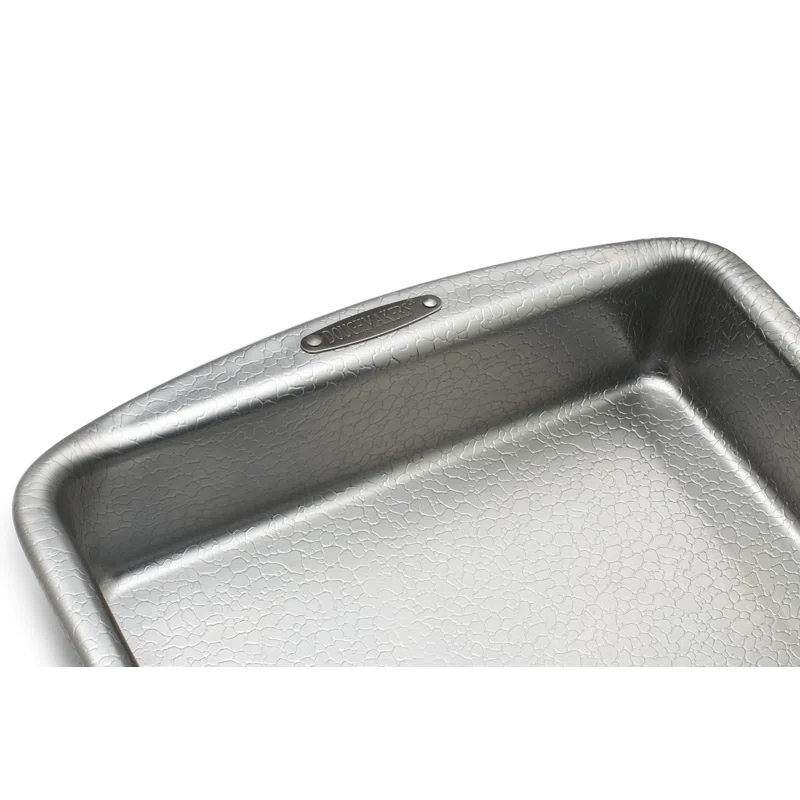 Doughmakers 10'' Aluminum Non-Stick Square Cake Pan