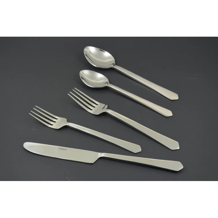 Classy R Us Classy R Us Vibhsa Stainless Steel Flatware Set - Service for 4
