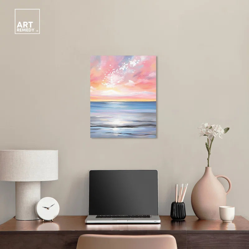 Whimsical Ocean Breeze Canvas Coastal Wall Art by Art Remedy