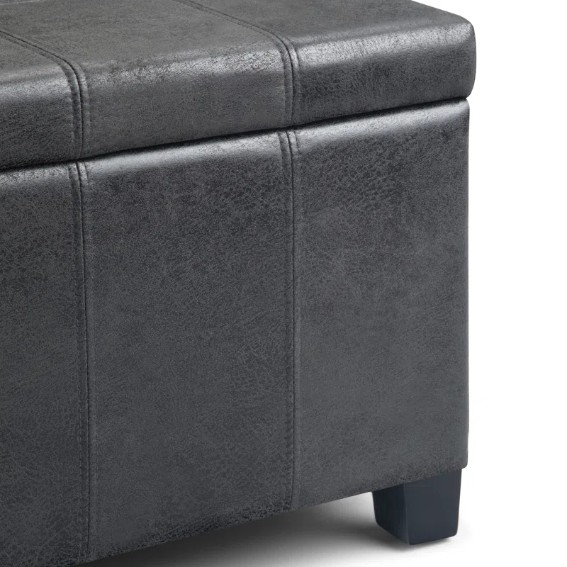 Simpli Home Dover Storage Ottoman Bench,Assembled