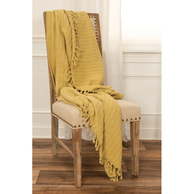 Rizzy Home Hand Woven Throw Blanket