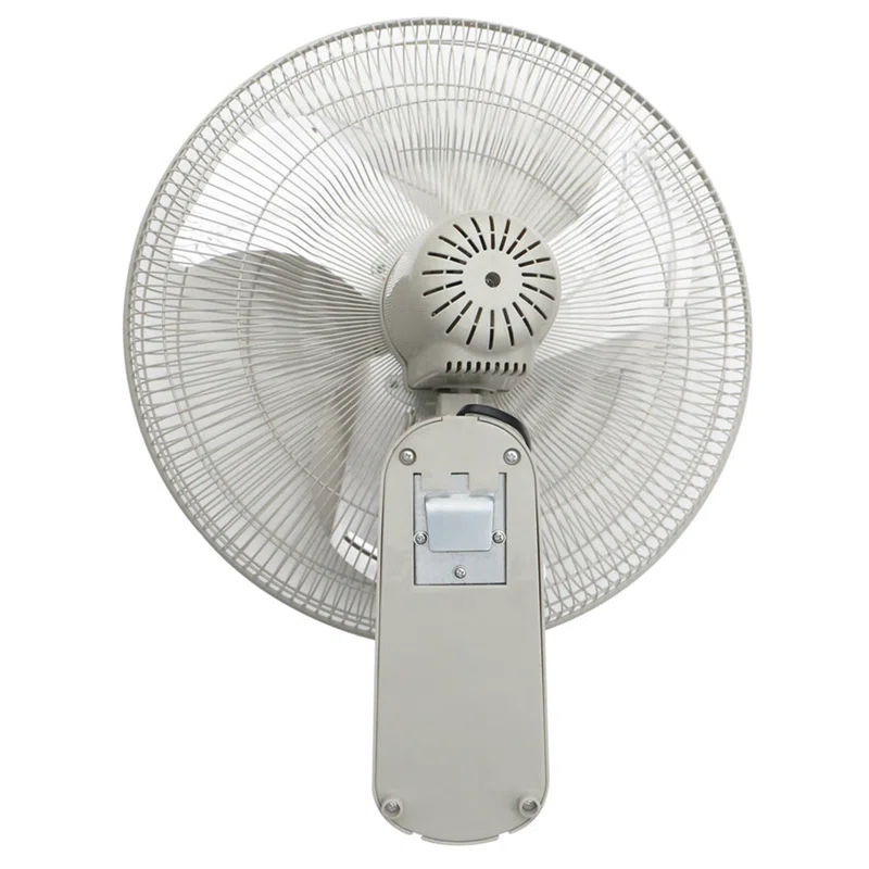 iLIVING ILG8IN18X Glow Oscillating Wall Mount Fan with Adjustable Tilt, 18-inch, 3 Speed, Metal Grille and Blade, 90 Degree Oscillation, Airflow 1650CFM, Ideal for Home, Bedroom, Gym & Office, Greenhouse