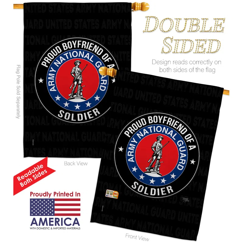 Breeze Decor Double Sided 40'' H x 28'' W Polyester House Flag