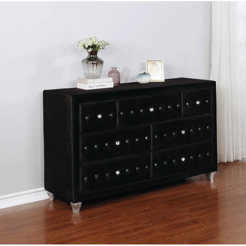 Mercer41 Pfaff 60.75'' W 7 - Drawer Dresser
