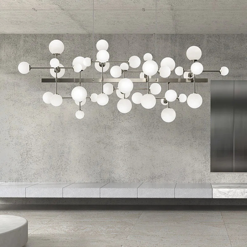 Nebula 11 - Light Dimmable LED Kitchen Island Linear Chandelier
