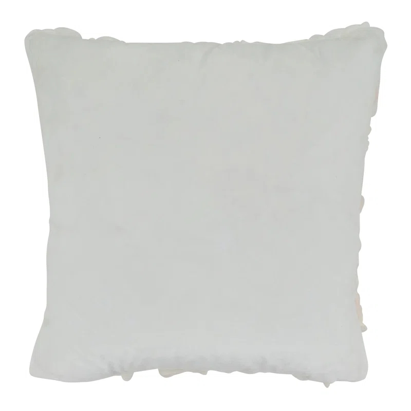 Saro Robbie Hart Collection Appliqued Pillow Cover