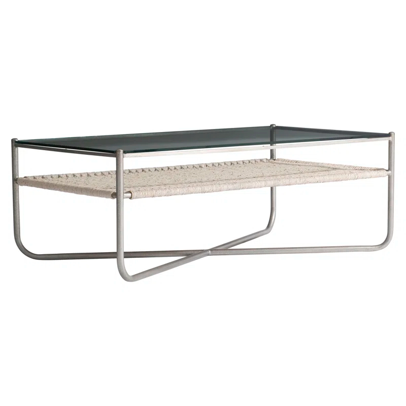 Bernhardt Kendo Glass Top Single Coffee Table