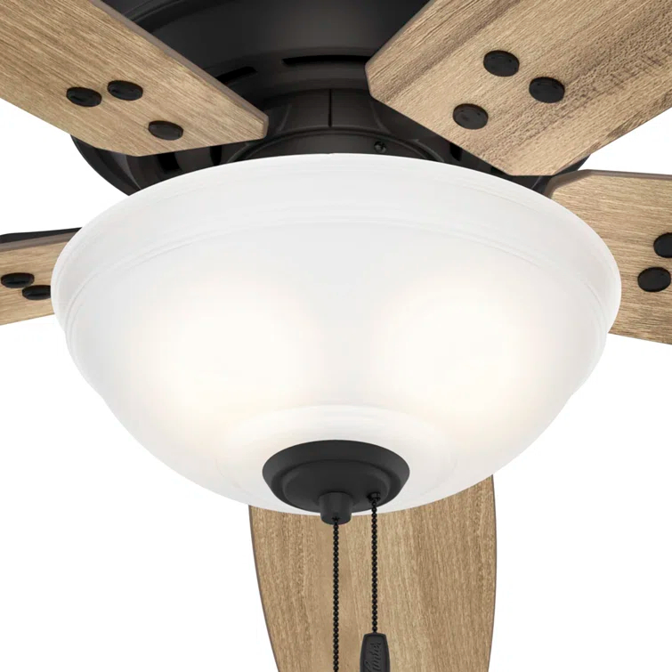 Hunter Fan Reveille 60" 5 - Blade Ceiling Fan With Lights And Pull Chain
