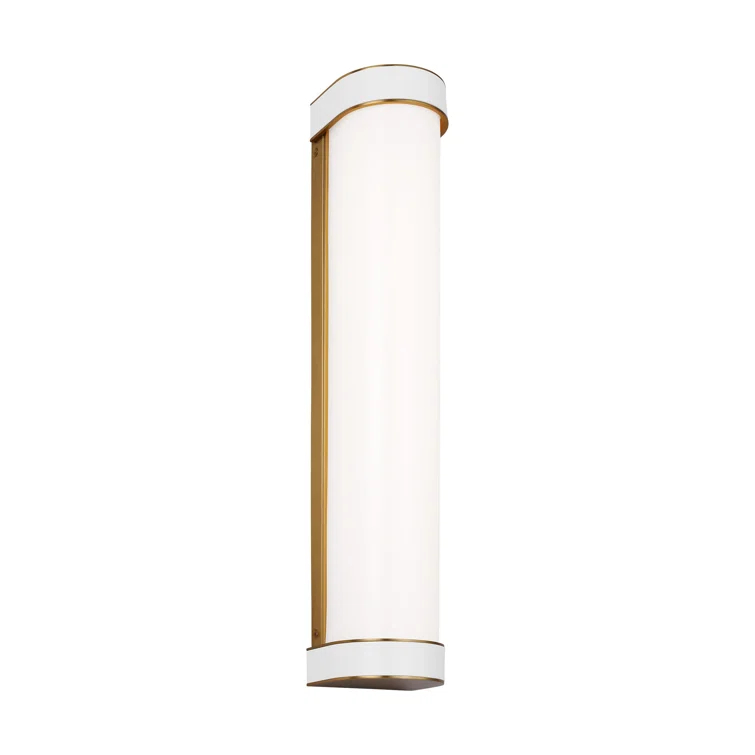 Monroe 24" Gold Dimmable Cylinder LED Vanity Light