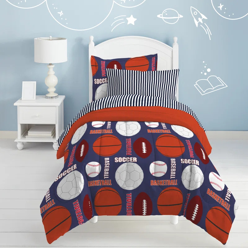Dream Factory All Sports 5 - Piece Comforter Set