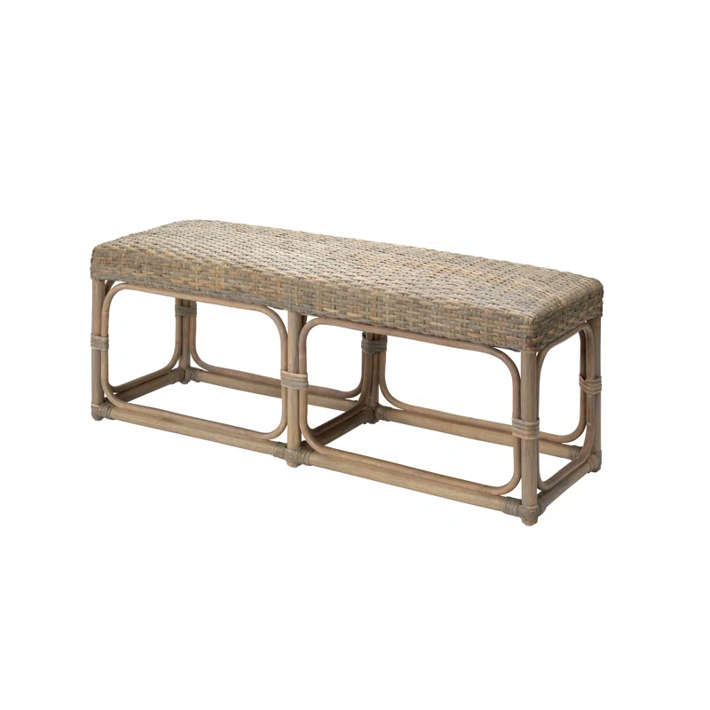 Jamie Young Company Avery Wicker Bench | Wayfair