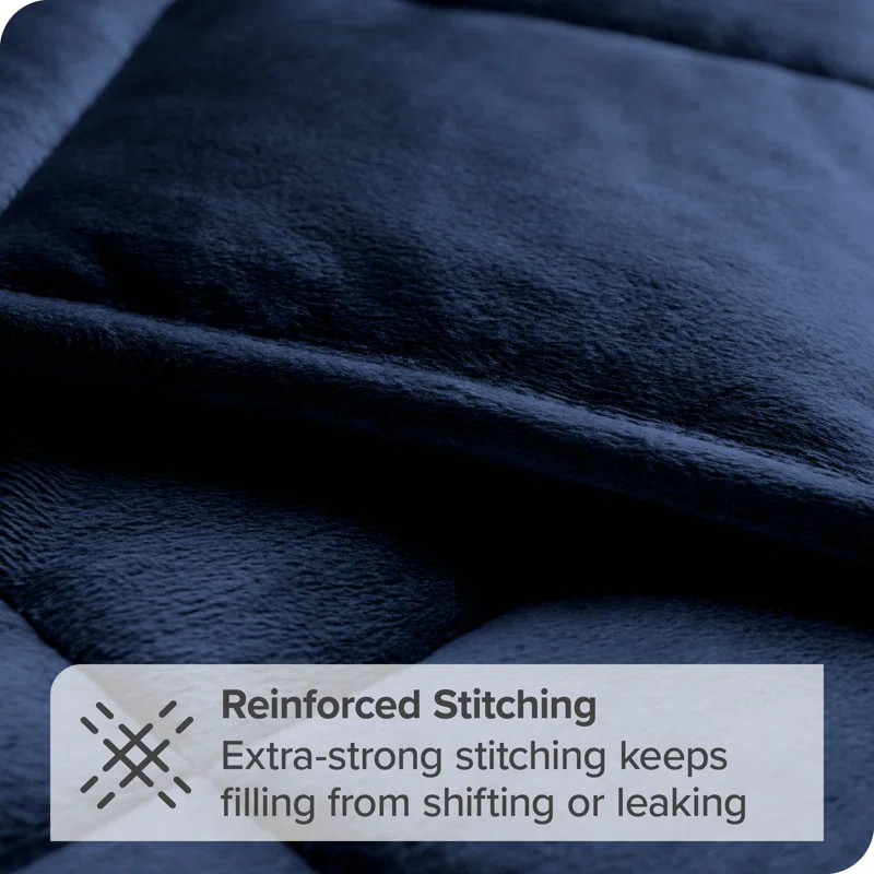 Bare Home Minky Fleece Weighted Blanket