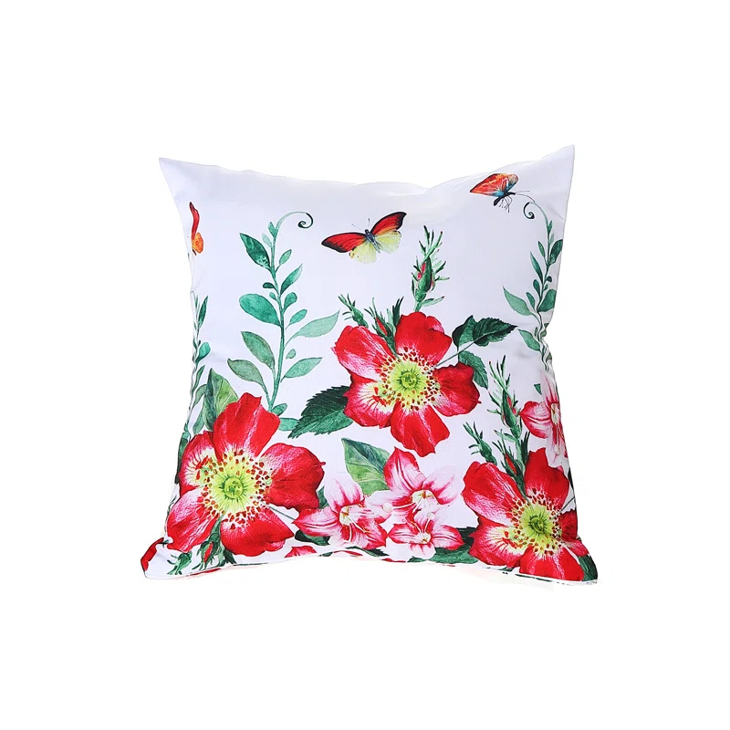 Cotton Blend Throw Pillow (Set of 2)