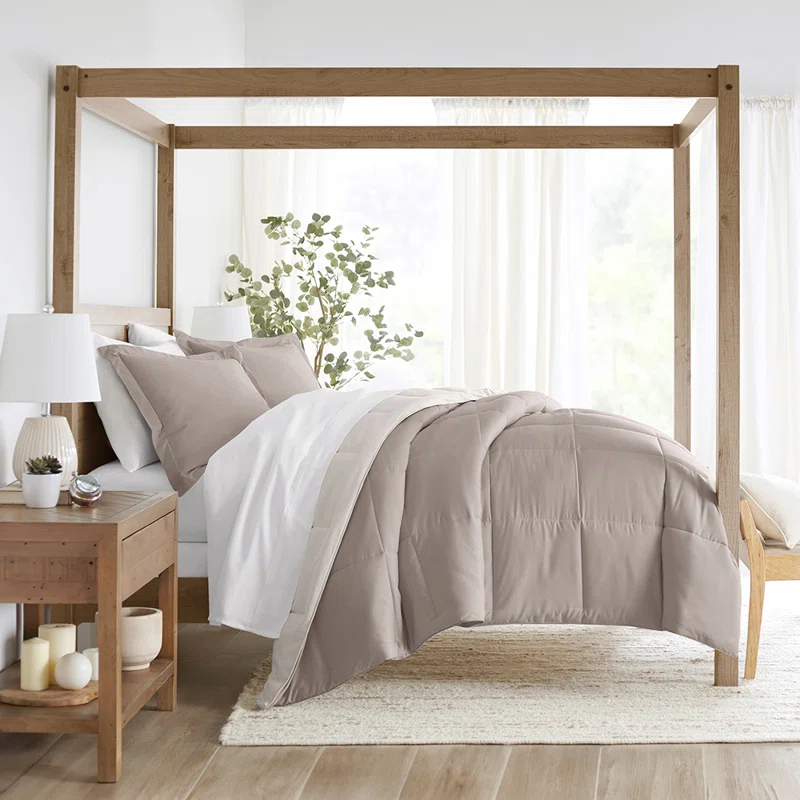 Becky Cameron Reversible Down-Alternative Comforter Bedding Set