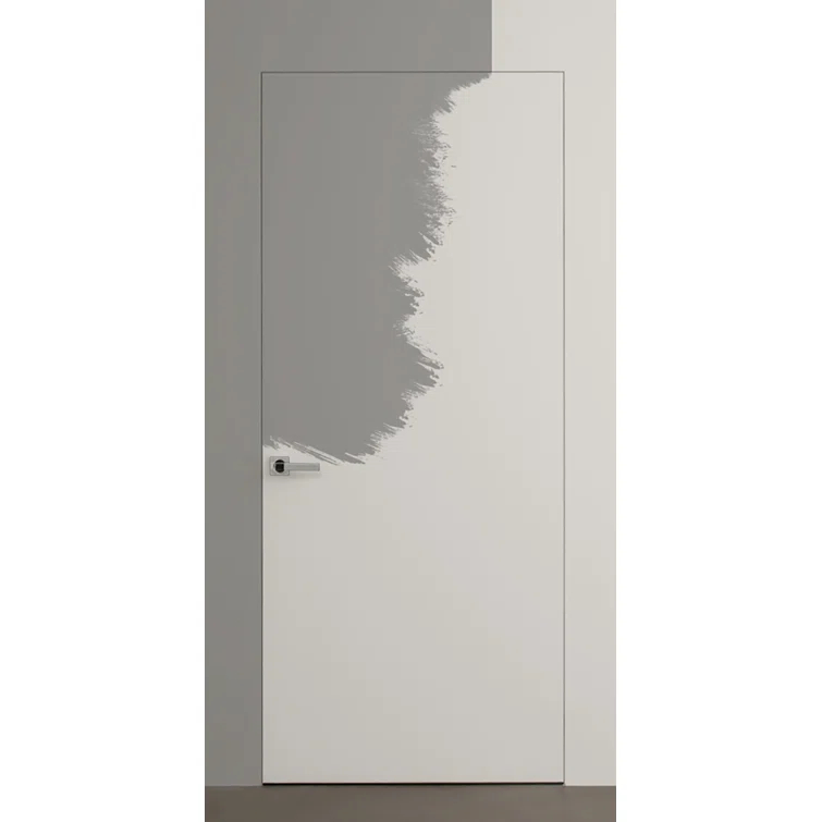 Belldinni Invisible Frameless Door Manufactured Wood Solid Core Regular Interior Door