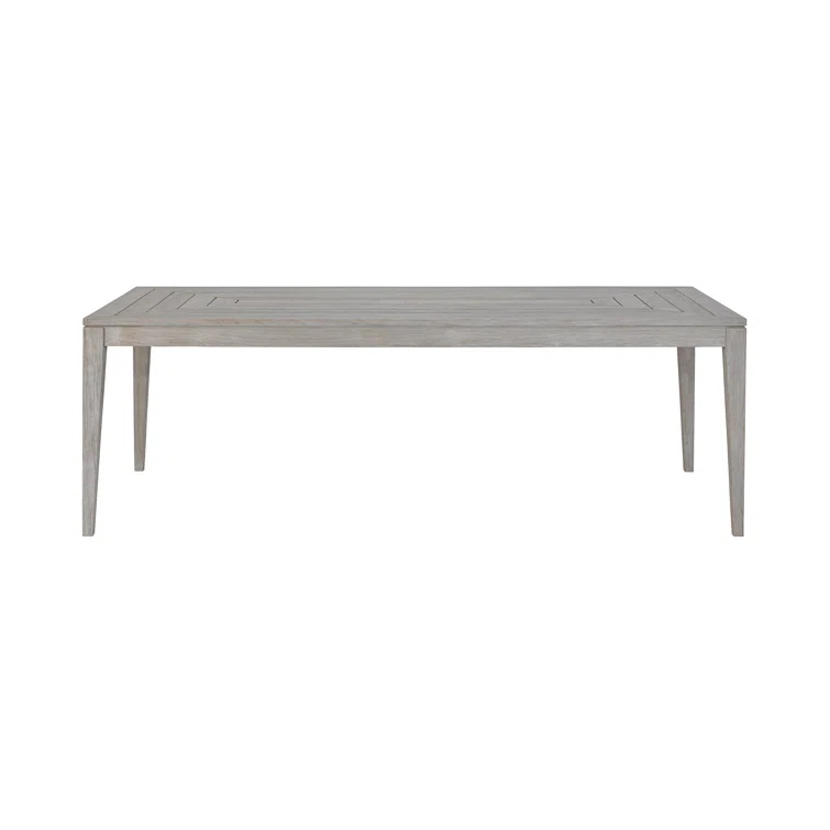 La Jolla Gray Teak Rectangular Formal Dining Table