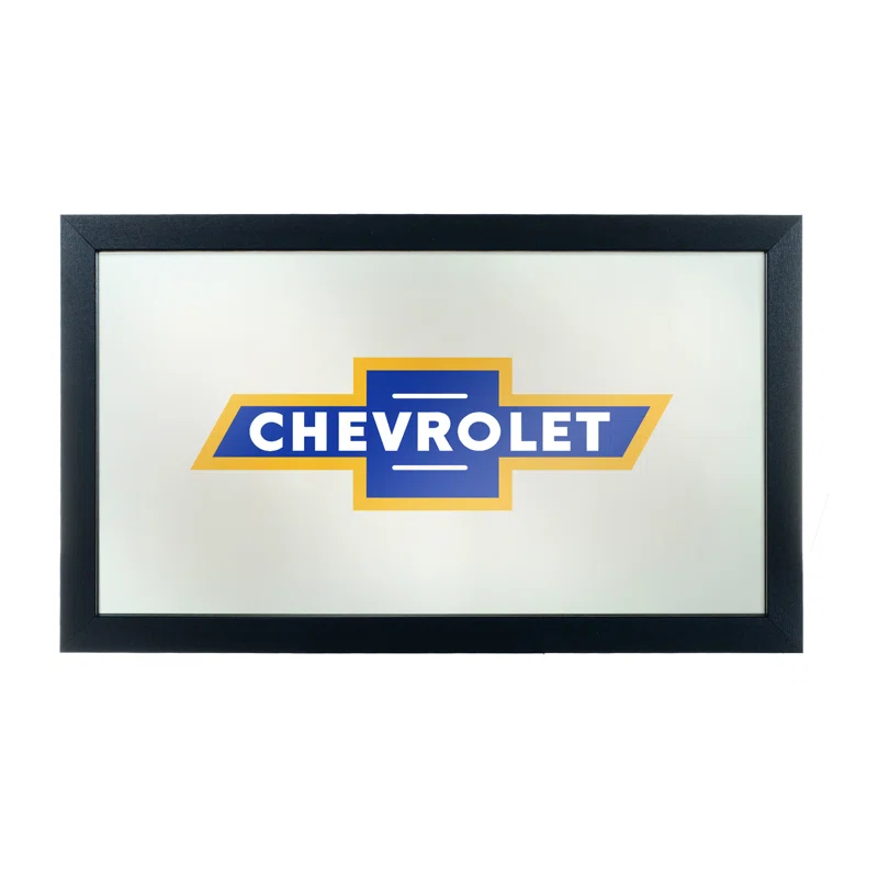Trademark Global Chevrolet Rectangle Mirror