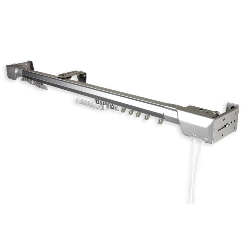 Symple Stuff Bembry Steel Adjustable Single Curtain Rod