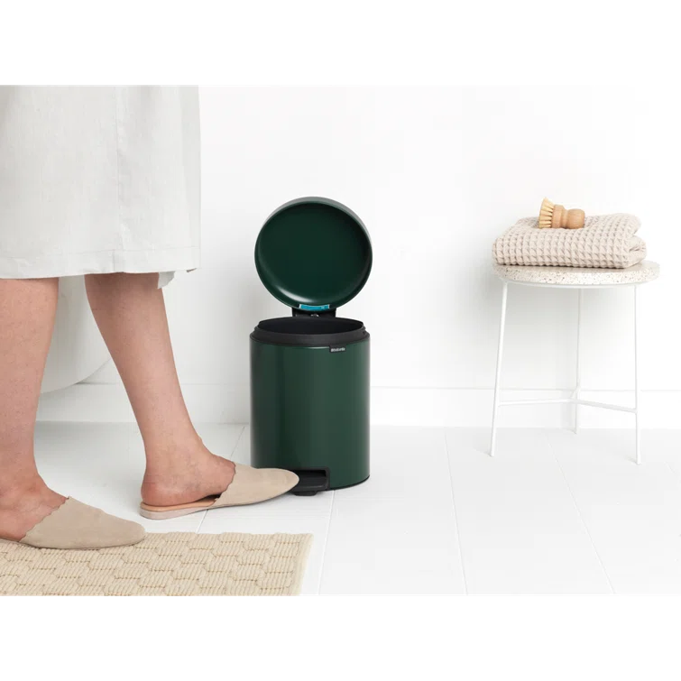 Brabantia NewIcon Step On Trash Can, 1.3 Gallon (5 Liter)