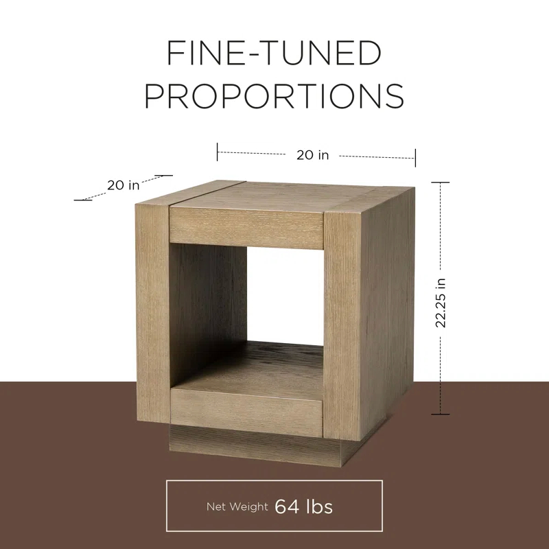 Maven Lane Artemis Wooden Side Table