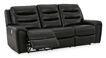 Suresh 90'' Faux Leather Power Reclining Sofa