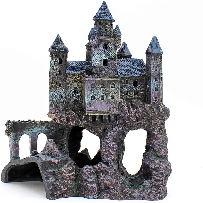Penn Plax Age-of-magic Extra Large Wizard’s Castle Part A Aquarium Decoration