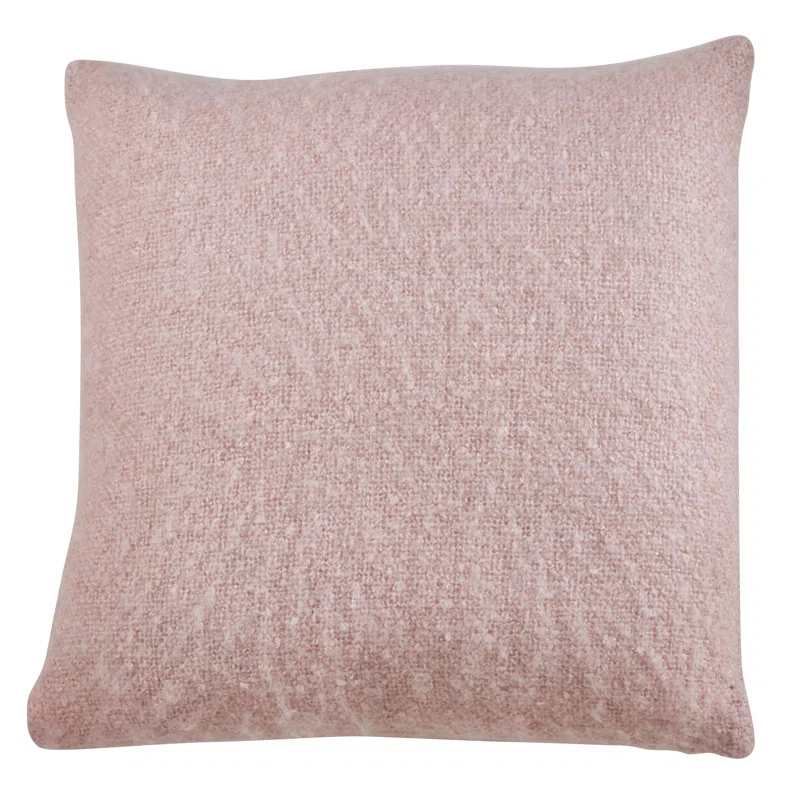 Saro Angora Collection Reversible Pillow Cover