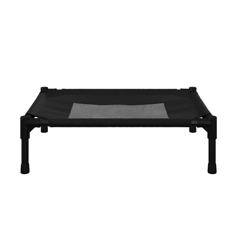 PETMAKER 24.5x18.5-Inch Elevated Dog Bed, Black | Wayfair