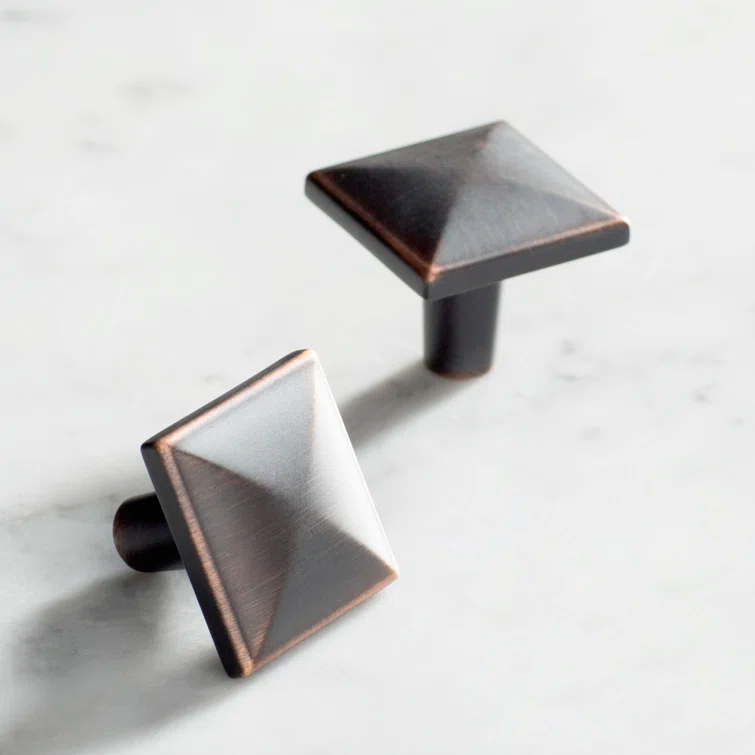 Amerock 1 1/8" Length Square Knob Multipack (Set of 10)