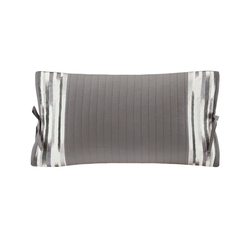 N Natori N Natori Hanae Embroidered Cotton Oblong Decorative Pillow