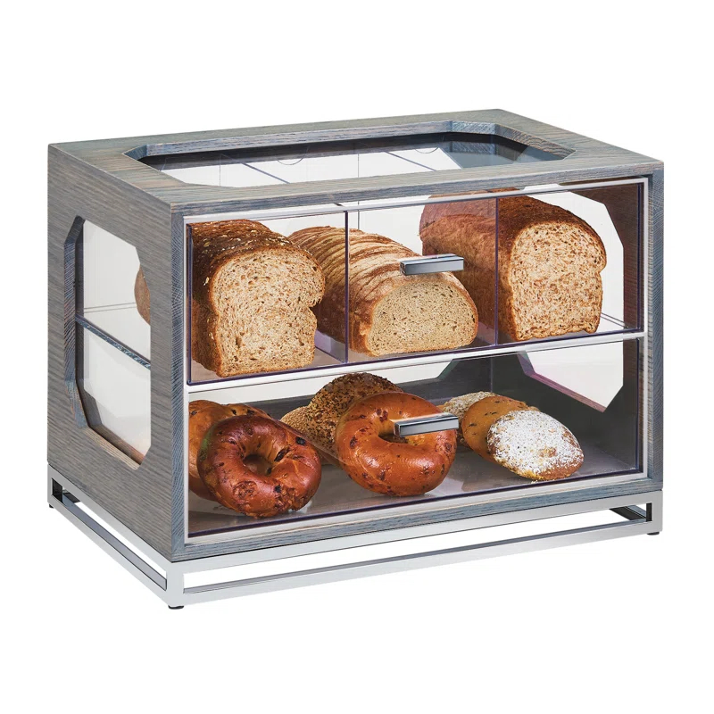 Cal-Mil Ashwood Bread Display
