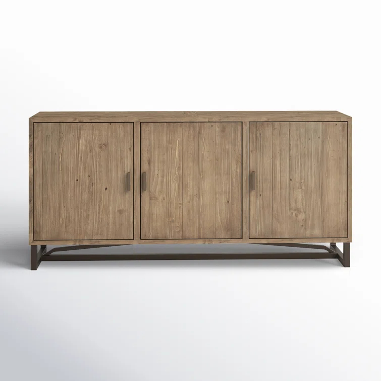 Lopez 68" Wide Pine Wood Sideboard