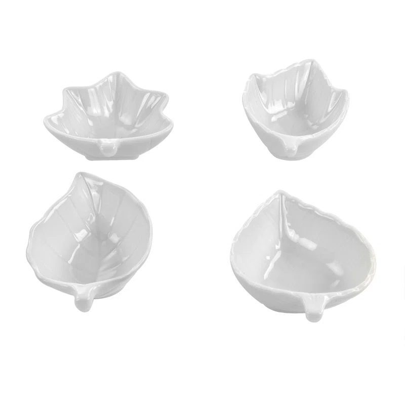 Martha Stewart 4 Piece Chips and Dip Platter Set