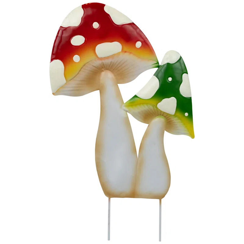 Northlight Seasonal Mushrooms Spring Yard Sign