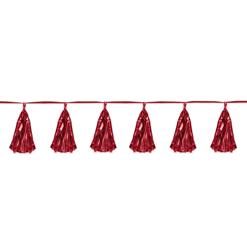 The Beistle Company Metallic Tassel Garland | Wayfair