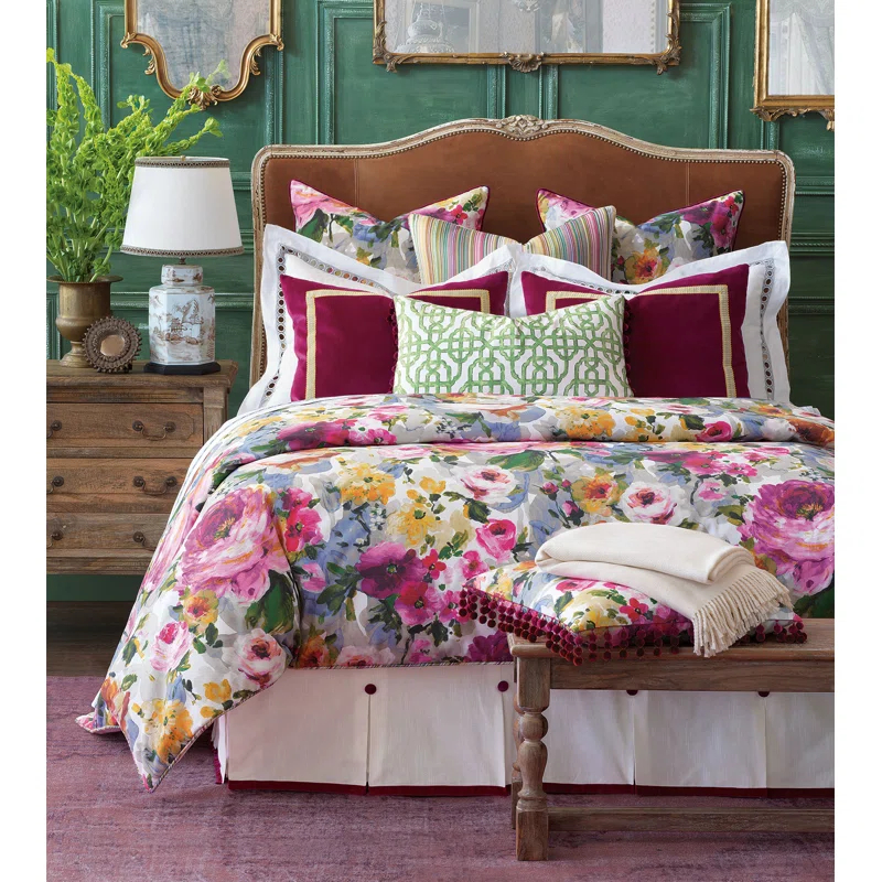 Tresco Farmhouse / Country Floral Duvet Cover Set