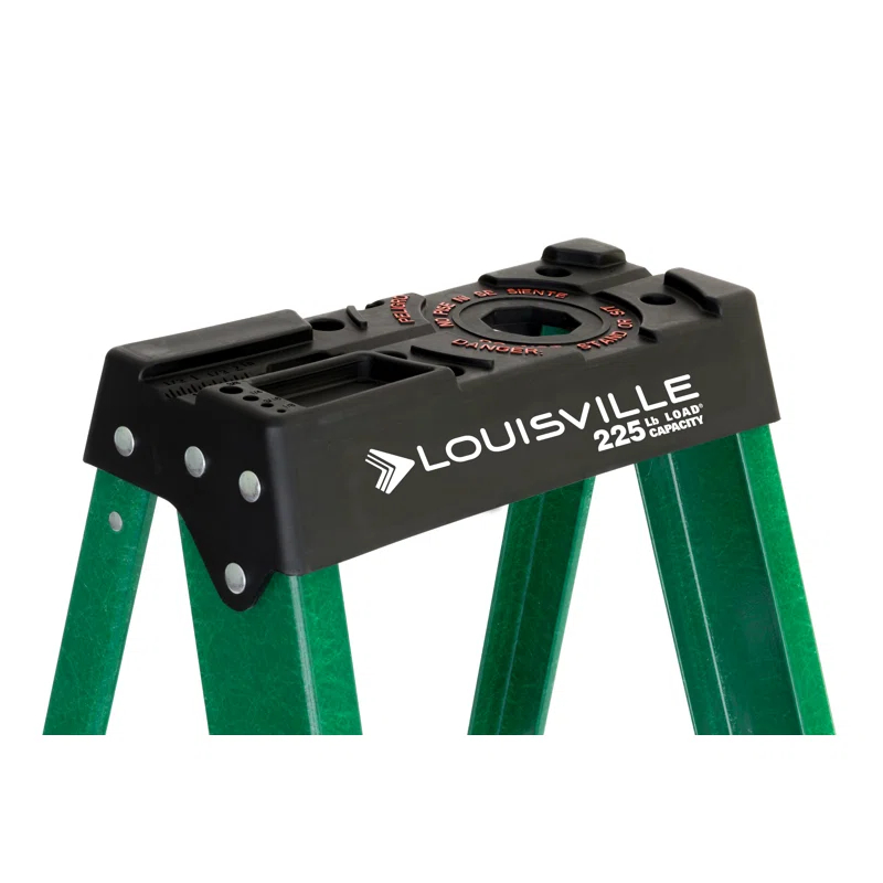 Louisville Ladder 4 ft. Fiberglass Step Ladder with 225 lbs. Load Capacity Type 2 Duty Rating
