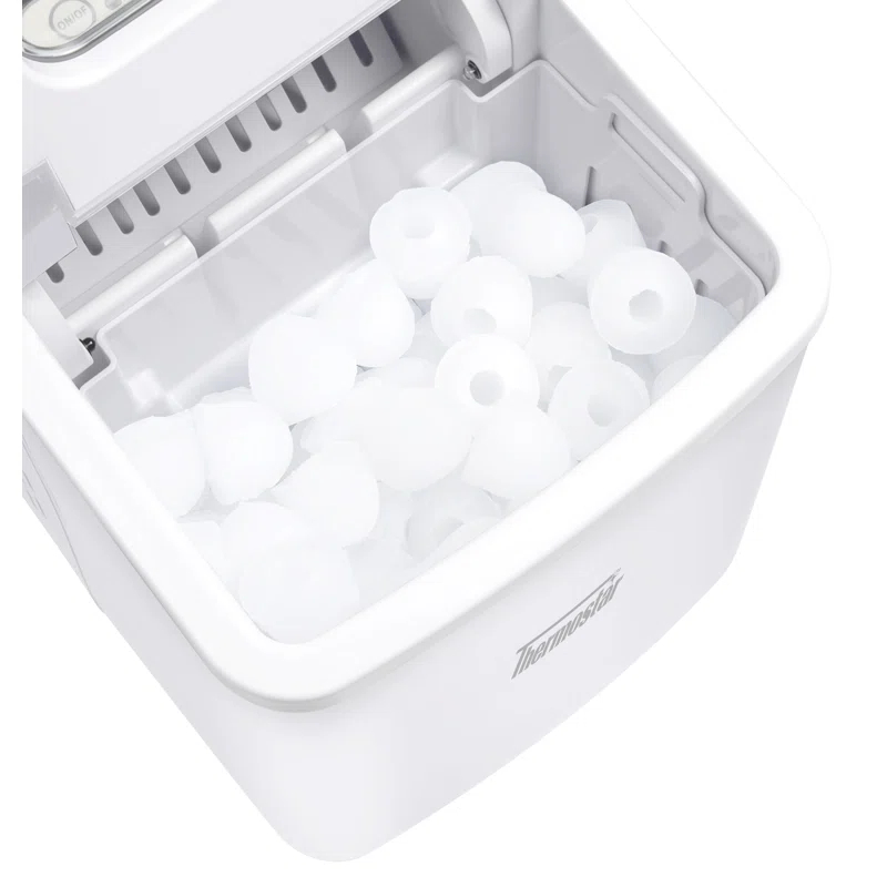 THERMOSTAR Thermostar 26-Pound Automatic Self-Cleaning Portable Countertop Ice Maker Machine With Handle