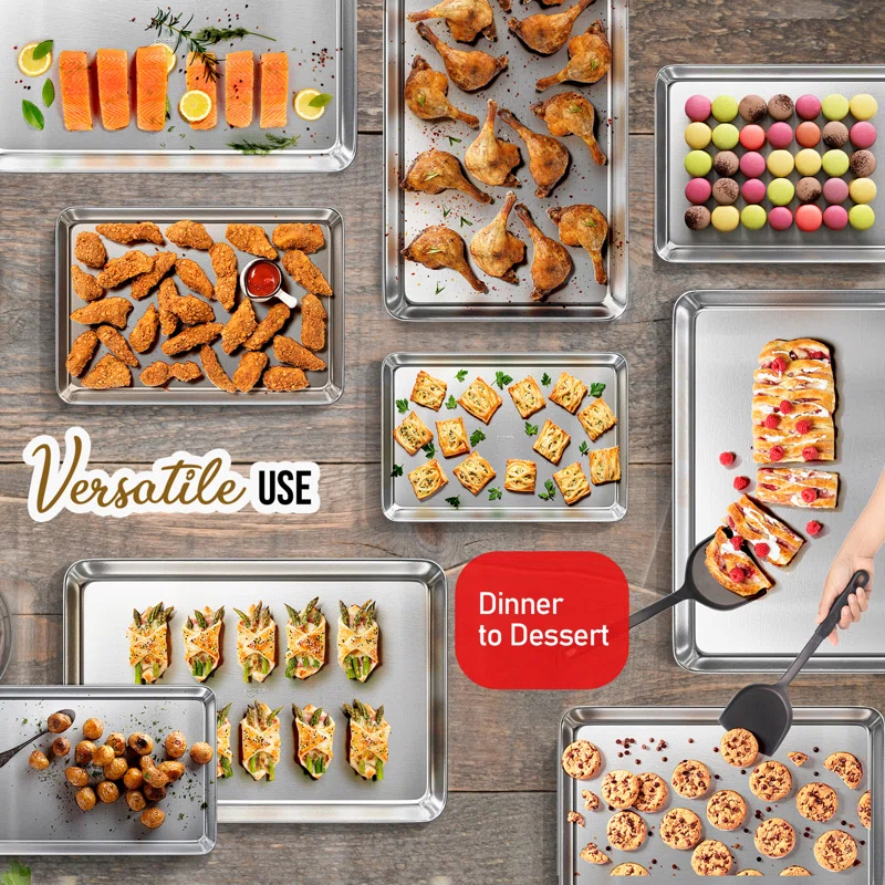 Joytable Joytable Non-Stick Aluminized Half Sheet Pan