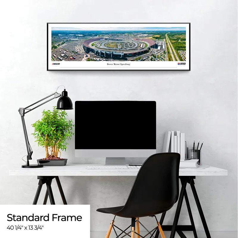 Blakeway Worldwide Panoramas, Inc NASCAR Race Track Framed Photograph Print on Paper