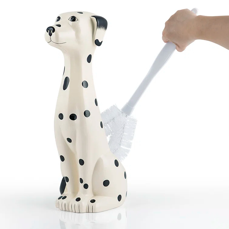 Allure Home Creations Dalmatian Bowl Brush Holder