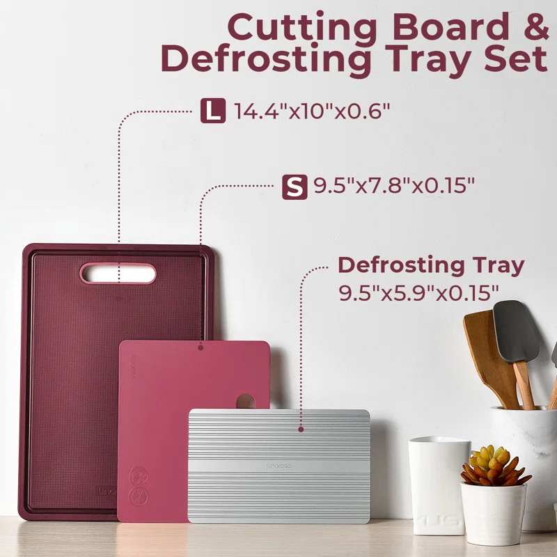 Linoroso 3 Piece Cutting Board Set & Reviews | Wayfair