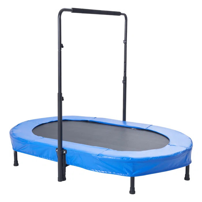 VEVOR 56" Trampoline for Kids Foldable Mini Toddler Trampoline Indoor Outdoor